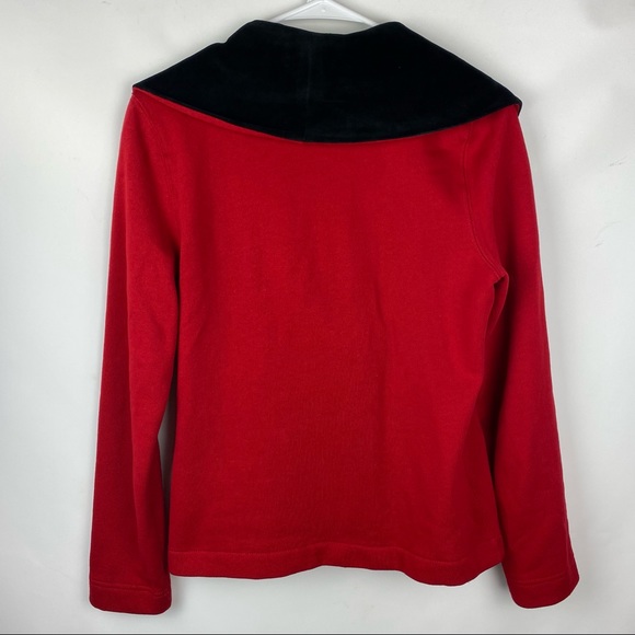 Lauren Ralph Lauren Women's Cotton Blazer Cardigan Shawl Collar Toggle Size S - Picture 9 of 9